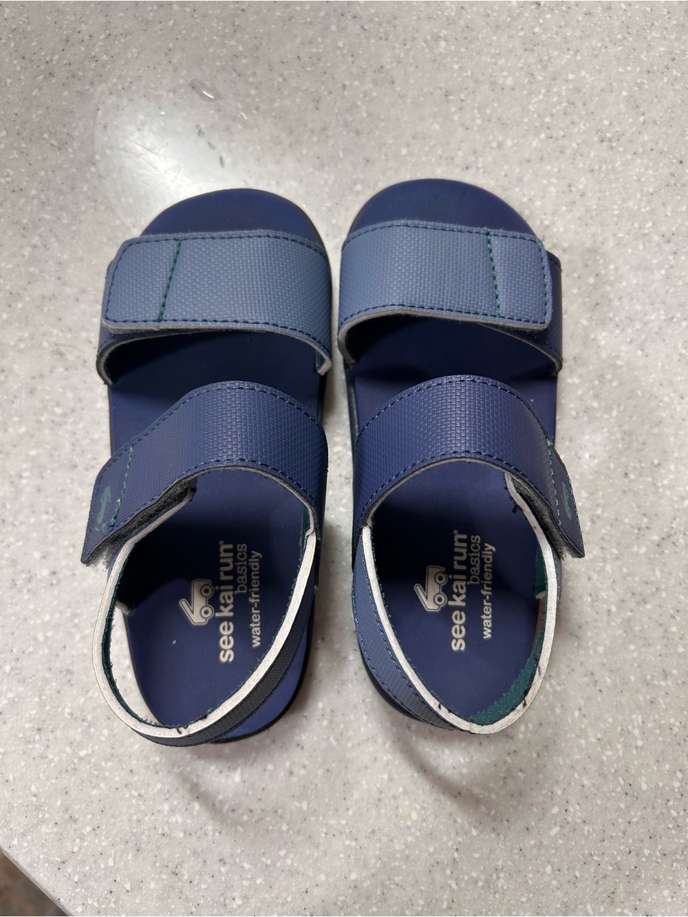 See Kai Run Blue Kids' Adjustable Water-Friendly Sandals